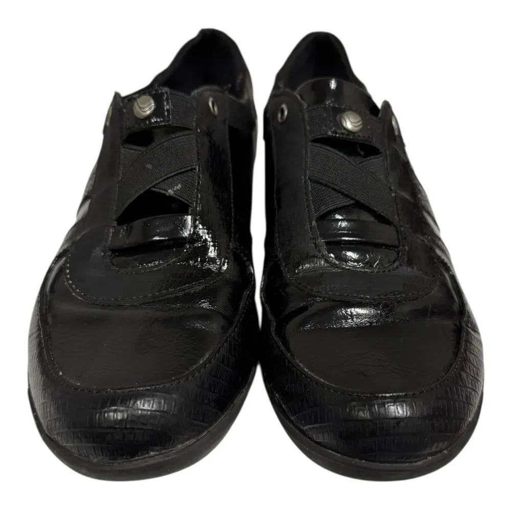 LifeStride Life Stride Soft System Women's Black Slip-on No Tie Sneakers 8.5